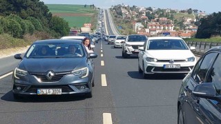 Akın akın geliyorlar: Trakya yollarında tatil yoğunluğu