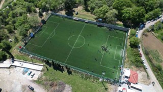 Akköy Futbol Sahası ve Spor Tesisleri törenle açıldı