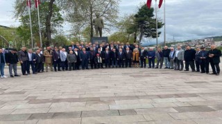 Alaplıda bayramlaşma programına yoğun ilgi