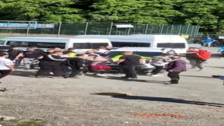 Amatör maçta kavga çıktı, polis tarafları havaya ateş ederek ayırdı