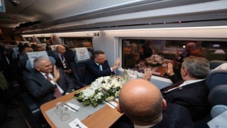 Ankara-Sivas Yüksek Hızlı Tren Hattında ilk sefer