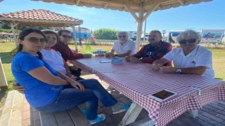 Antalyada bayramda tatilcilerin tercihi karavanlar oldu