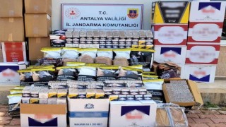 Antalyada jandarmadan kaçak tütün operasyonu