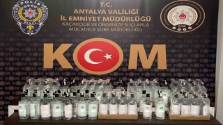 Antalyada sahte içki operasyonunda 5 şahsa işlem yapıldı