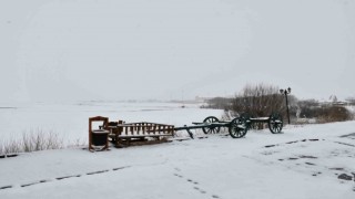 Ardahanda kar yağışı sonrası kartpostallık görüntüler