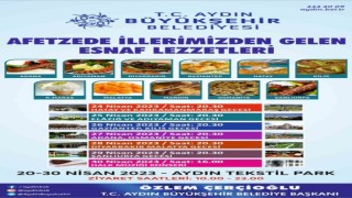 Aydın Büyükşehir Belediyesi afetzede illerden gelen esnafla dayanışma etkinliği düzenliyor