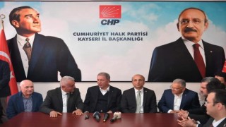 Bakan Akar, CHP ve İYİ Parti il başkanlıklarını ziyaret etti