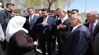 Bakan Akar ile Başkan Büyükkılıçtan esnaf ziyareti