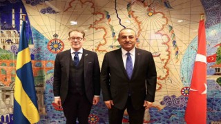 Bakan Çavuşoğlu İsveçli mevkidaşı Billström ile görüştü