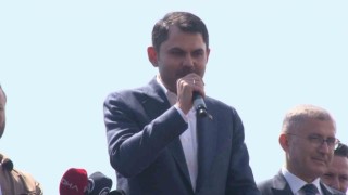 Bakan Kurum, Bu meydanda 14 Mayıs zaferini görüyorum