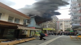Balıkesirde çıkan yangın korkuttu