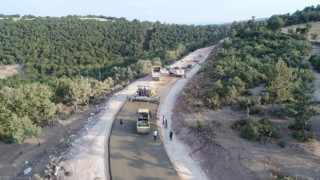 Balıkesirde ilk beton yol yapılıyor