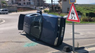 Bandırmada trafik kazası: 1 yaralı