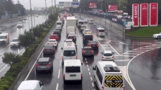 Basın Ekspres yolunda trafik durma noktasına geldi