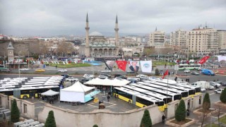 Başkan Büyükkılıç, 12 adet yeni otobüsü tanıttı