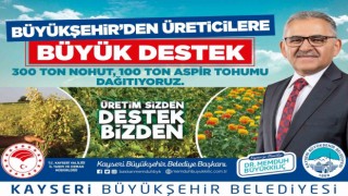 Başkan Büyükkılıç: 16 ilçemize 400 ton tohum dağıtıyoruz