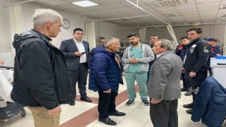 Başkan Büyükkılıç, trafik kazasında yaralanan vatandaşları ziyaret etti