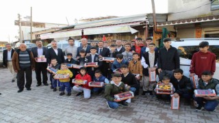 Başkan Çelik bayram namazını Sancaklıbozköyde kıldı
