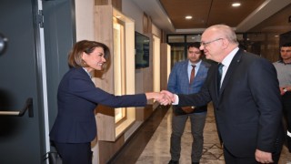Başkan Ergün, Azerbaycan Başkonsolosu ve konsolosları ağırladı
