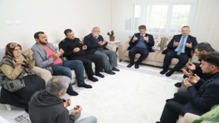 Başkan Topaloğlu, şehit ailelerini unutmadı