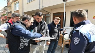 Başkan Yüksel devam eden çalışmaları yerinde inceledi