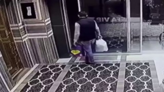 Batmanda apartmanda ayakkabı çalan hırsız kameraya yakalandı