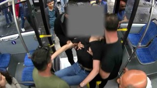 Batmanda otobüs şoförü genç kızın hayatını kurtardı