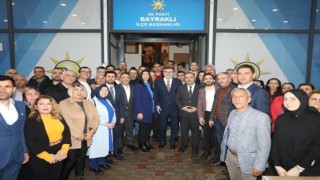 Bayraklıda Başkan Saygılıya coşkulu karşılama