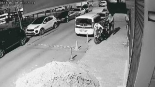 Bayrampaşada 100 bin lira değerindeki motosikleti böyle çaldılar