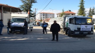Beylikova Belediyesinden deprem bölgesine Ramazan kolisi ve bayramlık kıyafet