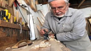 Beypazarının emektar marangozu 70 yıldır mesleğini icra ediyor