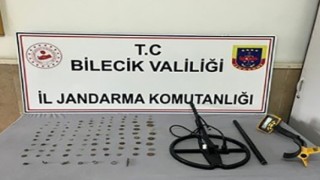 Bilecikte 103 adet tarihi sikke ele geçirildi