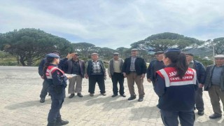 Bozdoğanda vatandaşlar orman yangınlarına karşı bilgilendirildi