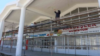 Büyükşehirden Serik Çandır Toptancı Haline modern dokunuşlar