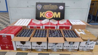 Çanakkalede 221 bin makaron ele geçirildi