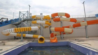 Çift kaydıraklı aqua park yaza hazırlanıyor