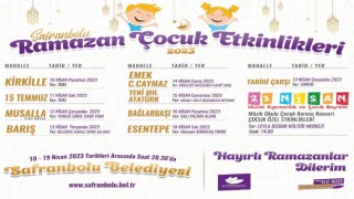 Çocuklar için ramazan eğlenceleri başlıyor