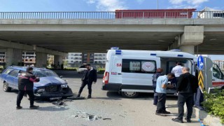 Çorluda trafik kazası: 3 yaralı