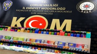 Çorum polisinden elektronik sigara operasyonu