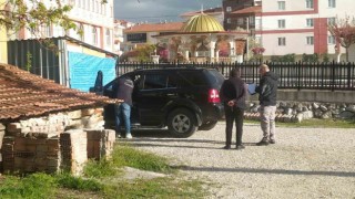 Çorumda otomobil kurşunlandı