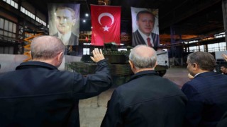 Cumhurbaşkanı Erdoğan, Altay Tankının teslim törenine katıldı