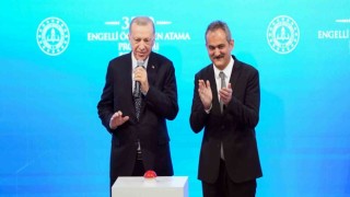 Cumhurbaşkanı Erdoğan: Atanamayan tüm engelli öğretmen adaylarımızın atamasını gerçekleştirdik
