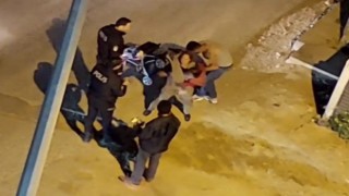 Dayak yediği kocasını polise vermemek için direndi