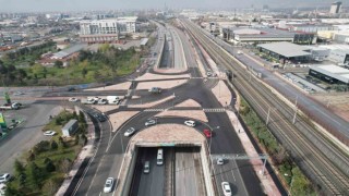Demir Yolu Caddesinde trafiği rahatlatacak düzenleme tamamlandı