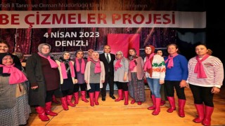 Denizli Büyükşehirden Pembe Çizmelere destek