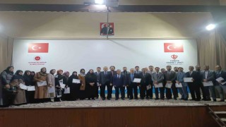 Depremde görev alan personele başarı belgesi