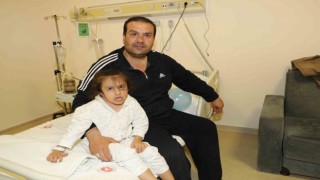 Depremzede küçük Ravza sağlığına kavuştu