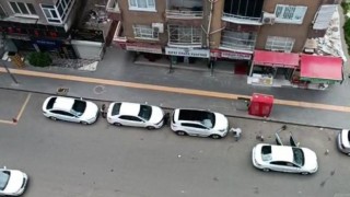 Diyarbakırda bacağından yaralan şüpheli elinde tabancasıyla bekledi