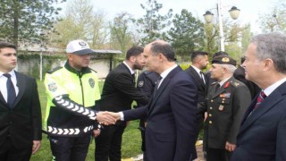 Edirnede bayramlaşma programı