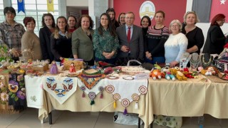 Edirne'de kadınların el emeği ürünler büyük beğeni aldı
